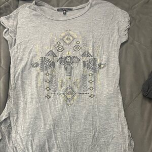 5/$10 item Gray Graphic Women’s Top